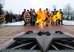 Братская могила №223 и «Вечный огонь» в Воронежской области