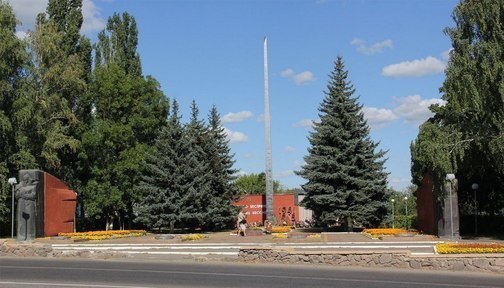 Братская могила №223 и «Вечный огонь» в Воронежской области