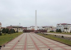 Обелиск Славы и Вечный огонь в станице Каневская