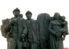 Памятник Шахтёрам в г. Сланцы