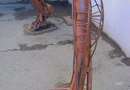 металлическая скульптура Джина у "Пепелаца"