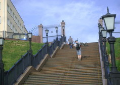 историческая лестница к заводу
