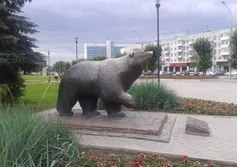 Скульптура "Легенда о Пермском медведе"
