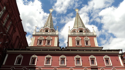 Воскресенские ворота Китай-города в Москве