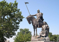 Памятник Александру Пересвету и Бояну