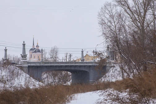 Каменный мост через реку Ушайку, г. Томск