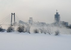 Красноярск, Виноградовский вантовый мост