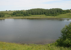 Городищенское озеро у Изборска