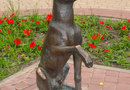 Скульптура Джиму, собаке Качалова.