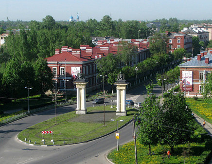 Ингербургские ворота в Гатчине, Ленинградская область