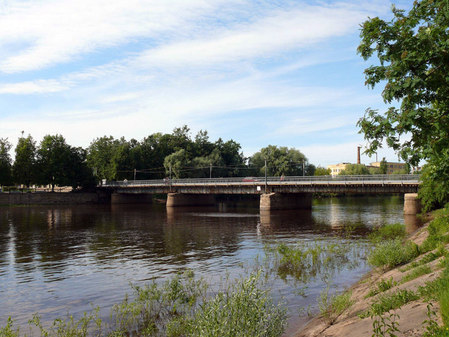 “Живой” мост (Александровский), Новгородская область, Старая Русса