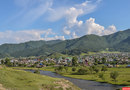 Село Иня в Онгудайском районе Республики Алтай.