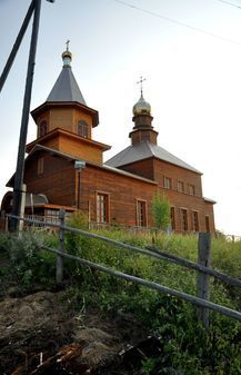 Церковь Живоначальной Троицы в селе Усть-Уса Усинского района республики Коми