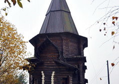 Деревянный храм Нила Сорского в Ферапонтово Вологодской губернии
