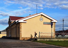 Сольвычегодский железнодорожный вокзал в... Вычегодске Архангельской области