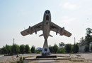 Памятник МиГ-15 в Шилке Забайкальского края