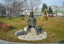 Памятник штабс-капитану А.П.Шишмареву в Южно-Сахалинске