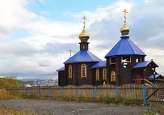 Храм Святой Варвары в Минькино Мурманской области