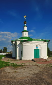 Церковь Михаила архангела в селе Усть-Вымь республики Коми