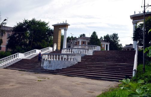 Советский парк КиО Ухты в республике Коми