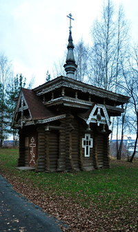 Деревянная часовня Святого Исаакия Долматского в Вытегре