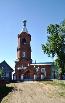 Церковь Иконы Божией Матери Знамение в Ломовке Нижегородской губернии 