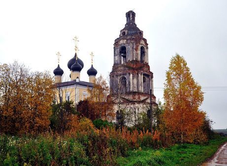 Церковь Василия Великого на Едке в Кулемесово Вологодской губернии.