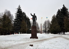 Памятник Ленину в городе Кимры Тверской губернии