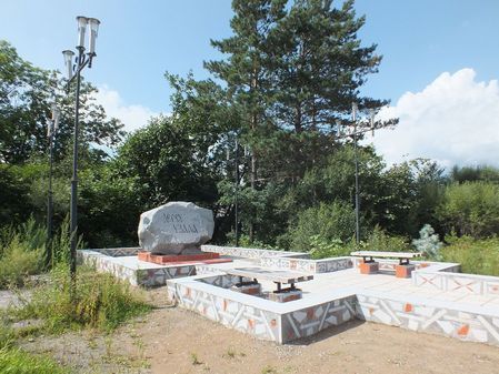 Памятник на месте гибели Дерсу Узала
