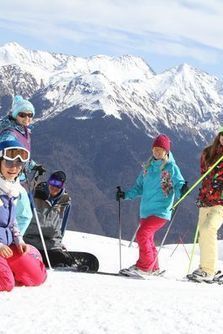 Открытие горнолыжного сезона В ГЛЦ Роза Хутор