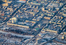 Зимний Белгород с высоты полёта на аэростате.
