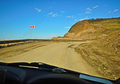 Смотровая площадка на мыс Слепиковского с Чеховского перевала 