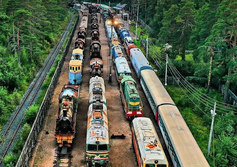 Музей паровозов в Лебяжьем