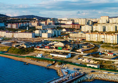 Городской пирс  в Магадане