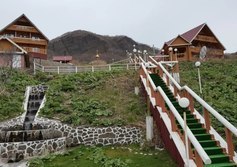 Маяк Кайба То на острове Монерон в Татарском проливе Сахалинской области