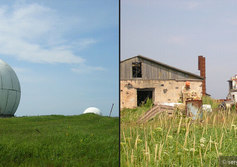 Радиолокаторная станция - шарики РПУ - мыса Обширный на Сахалине