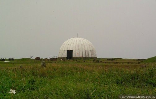 Радиолокаторная станция - шарики РПУ - мыса Обширный на Сахалине