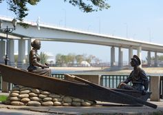 «Григорий и Аксинья в лодке»