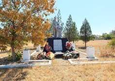 Памятник павшим воинам в селе Семибалки