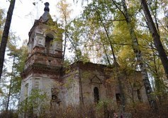 Колокольня церкви Воскресения Христова в урочище Градолюбля  в Вышнем Волочке