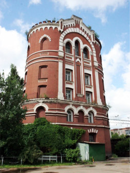 Водонапорная башня в Мытищах