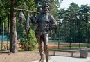 Рыбак Антти из Терийоки или скульптура рыбака в Зеленогорске Ленинградской области