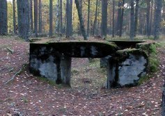 Бетонные укрепления линии VT в Усадьбе Мариоки