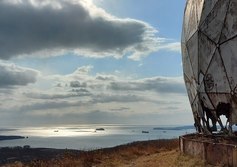 Владивосток. Сферический купол РПУ на Монастырской сопке