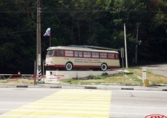 Троллейбус на Ангарском перевале