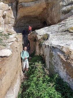 Водосборная пещера Копка-Кую на Чуфут-Кале