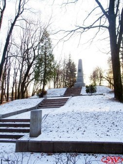 Братская могила борцов революции в парке Лесотехнической академии