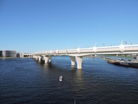 Мост через Елагинский фарватер