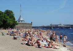 Пляж Петропавловской крепости