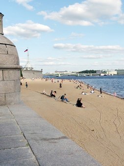 Пляж Петропавловской крепости
